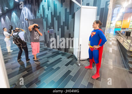 Montreal, Canada - 9 Luglio 2017: la cultura Pop fan convention Comic Con Foto Stock