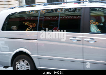 Auto, Boulevard Haussmann - 75008, (75), Parigi, Francia Foto Stock