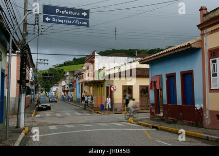 Città, 29/12/2009, São Luís do Paraitinga, São Paulo, Brasile Foto Stock