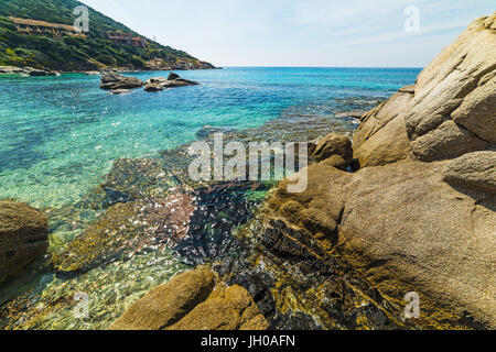 Cala Caterina litorale in primavera Foto Stock