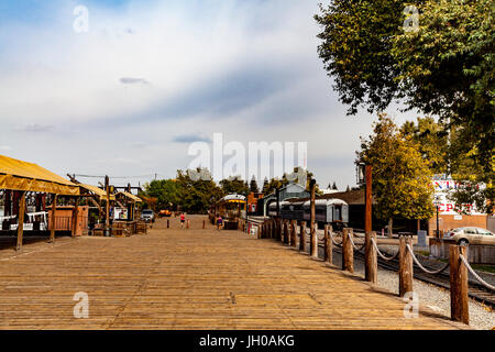 In Old Town Sacramento California USA Foto Stock