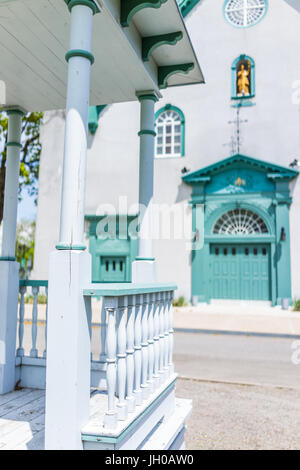 Saint-Augustin-de-Desmaures, Canada - 29 Maggio 2017: la parrocchia di Saint Augustin in piccola cittadina sul Chemin du Roy Foto Stock