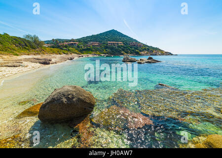 Cala Caterina litorale in primavera Foto Stock