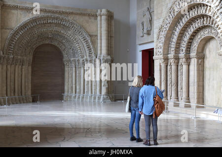 CitŽ de l'architecture et du patrimoine (Museo di architettura & patrimonio), Parigi. La Francia. Foto Stock