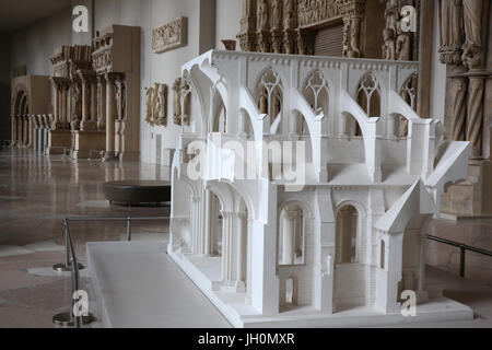 CitŽ de l'architecture et du patrimoine (Museo di architettura & patrimonio), Parigi. La Francia. Foto Stock