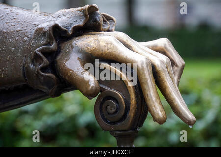 Chiudere fino alla statua di Pietro il Grande nella Fortezza di Pietro e Paolo. San Pietroburgo, Russia Foto Stock