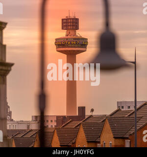 Radio city, st Johns beacon Foto Stock