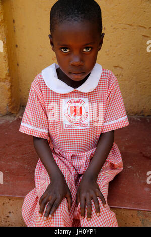 Mulago scuola per i sordi, gestito dalla Mulago cattolica comunità Spiritani. Uganda. Foto Stock