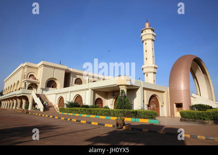 La Moschea Nazionale (Qadafi moschea), Kampala. Uganda. Foto Stock