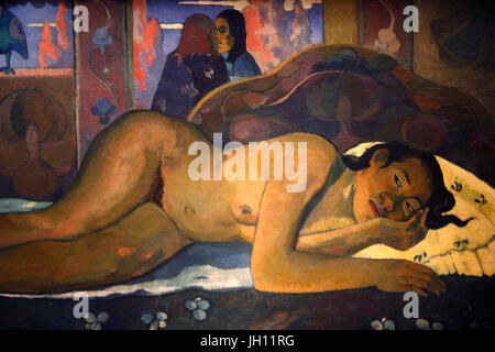 Il Courtauld Gallery. Paul Gauguin. Nevermore. 1897. Olio su tela. Regno Unito. Foto Stock