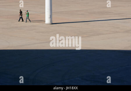 Piazza Museo Nazionale, città, Distrito Federal, Brasilia, Brasile Foto Stock