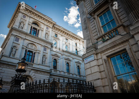 10 Downing street, Whitehall, Westminster, London, Regno Unito Foto Stock