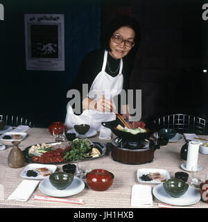 Pittore, artista Tomie Othake, São Paulo, Brasile Foto Stock