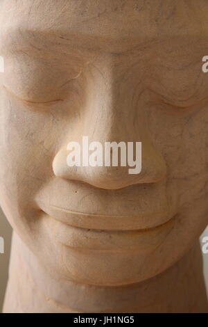 Close-up di una statua di Buddha. Cambogia. Foto Stock
