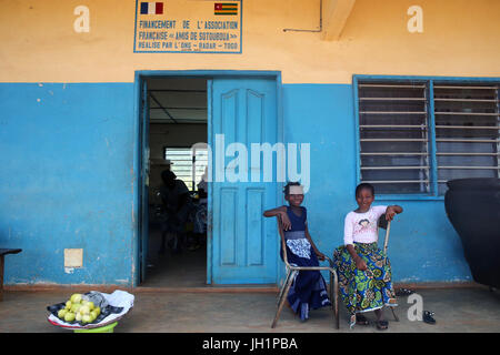 L'Africa. Sotouboua ospedale. Unità pediatrica. Il Togo. Foto Stock