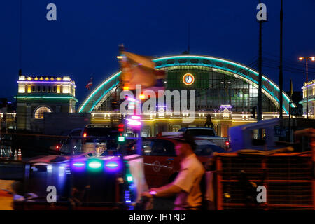 Bangkok Hualamphong stazione ferroviaria. Thailandia. Foto Stock