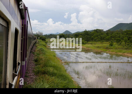 Chiang Mai-legato il treno. Thailandia. Foto Stock