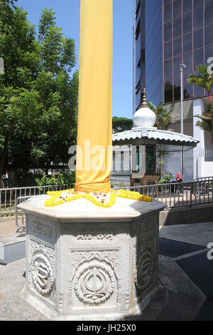 Gurdwara Sahib Silat su strada ( Silat strada tempio sikh ). Singapore. Foto Stock