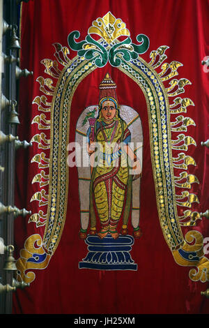 Sri Thendayuthapani tempio indù (Chettiars' tempio). Singapore. Foto Stock