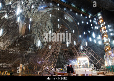 Rudolf miniera in Salina Turda miniera di sale di Turda city, Romania, Europa Foto Stock