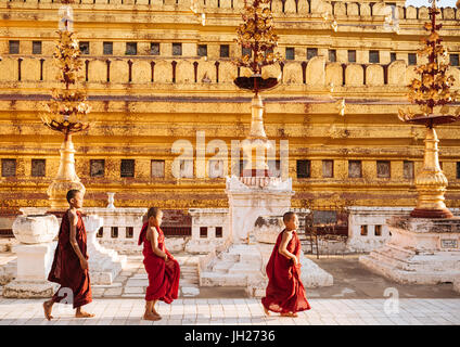 Bagan (pagano), Mandalay Regione, Myanmar (Birmania), Asia Foto Stock