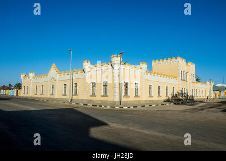 Antico tedesco fort, Swakopmund, Namibia, Africa Foto Stock