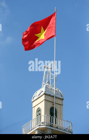 Bandiera vietnamita. Il Vietnam. Foto Stock