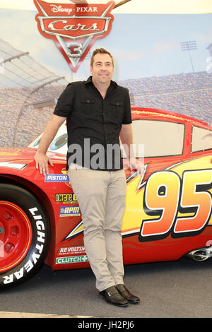 Roma, Italia. 12 Luglio, 2017. Roma, l'hotel Parco dei Principi, photocall film di animazione "Auto 3". Nella foto: Brian pagamento credito: IPA/Alamy Live News Foto Stock