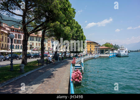 Lovere Lago Iseo, Italia Foto Stock