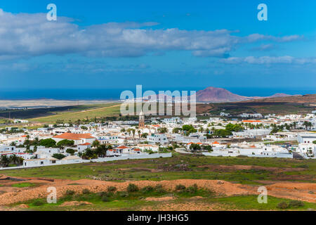 Villaggio di Teguise, Lanzarote, Isole Canarie, Spagna Foto Stock