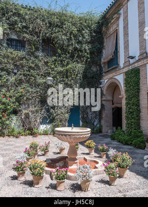 Palazzo di Viana's Marchesi, precedentemente conosciuto come Palazzo delle griglie di Don Gome, Edificio del XIV secolo di stile manierista, Cordoba, Spagna Foto Stock