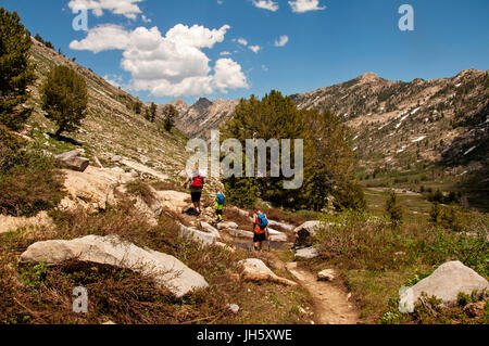 Escursioni in montagna Foto Stock