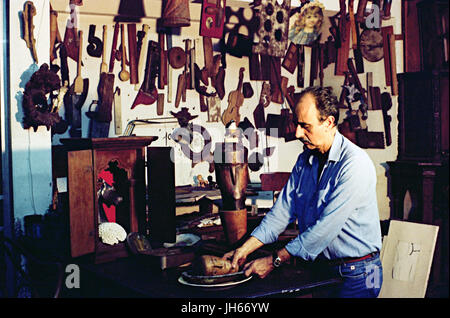 Pittore, artista Farnese de Andrade Neto, Rio de Janeiro, Brasile Foto Stock