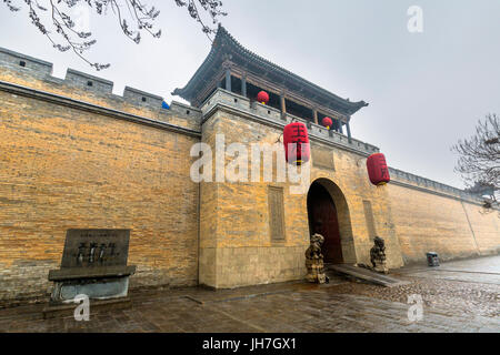 Il cortile Wangs,Lingshi,Shanxi,Cina Foto Stock