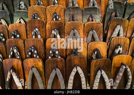 Giapponese scarpe tradizionali Foto Stock