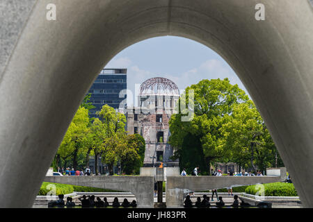 Il Memorial Park di Hiroshima, Giappone Foto Stock