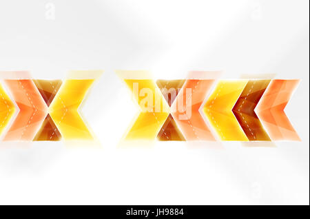 Le frecce colorate composizione. brochure web, internet flyer, carta da parati o copertura poster design. Foto Stock