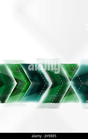 Le frecce colorate composizione. brochure web, internet flyer, carta da parati o copertura poster design. Foto Stock