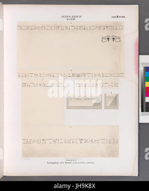 Altes Reich. Dynastie XI. , XII. Theben (TEBE)- Sarkophag aus Qurna (jetzt im K. Museum zu Berlin.) (NYPL b14291191-38158) Foto Stock