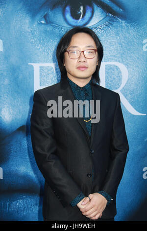 Los Angeles, Stati Uniti d'America. 12 Luglio, 2017. Jimmy O. Yang 07/12/2017 'Gioco di troni' Stagione 7 Premiere detenute presso il Music CenterAfs Walt Disney Concert Hall di Los Angeles, CA Foto: Cronos/Hollywood News Credito: Cronos/Alamy Live News Foto Stock