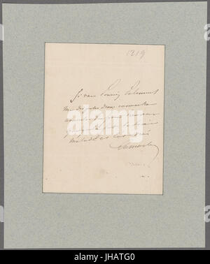 Lamartine Alphonse Marie Louis de. Per (de Villeneuve) (NYPL b11868620-5413338) Foto Stock