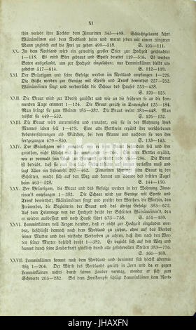 Kalewala, das National-Epos der Finnen - XI Foto Stock