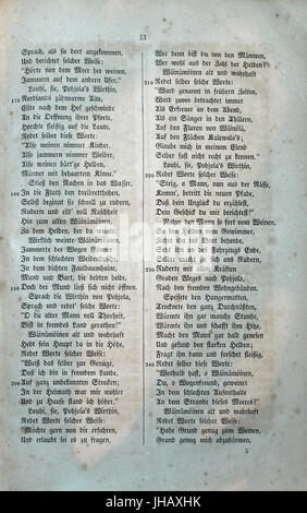 Kalewala, das National-Epos der Finnen - 033 Foto Stock