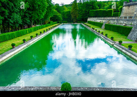 I curati giardini del Parc de Saint-Cloud Foto Stock