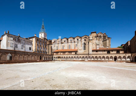 Saint-Jean-Le-Baptiste Cattedrale e il Campo Santo a Perpignan, Francia Foto Stock