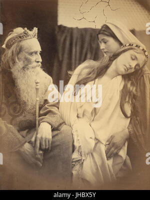 Julia Margaret Cameron (British, nato in India - la regina Ester prima che il re Assuero - Foto Stock