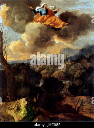 La traduzione miraculeuse de Sainte Rita de Cascia - Poussin - DulwichPG Foto Stock