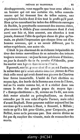 John Ruskin - La Bibbia d'Amiens - 061 Foto Stock