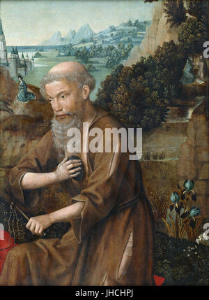 Maestro della leggenda di Santa Lucia - San Girolamo - Foto Stock