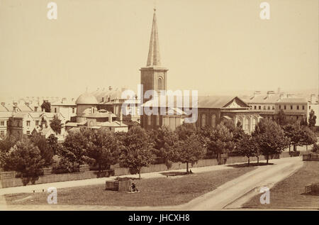 John Degotardi - St James's Chiesa, da Hyde Park, SydneyPhotographic vedute di Sydney e la campagna circostante. Nuovo S... - Foto Stock